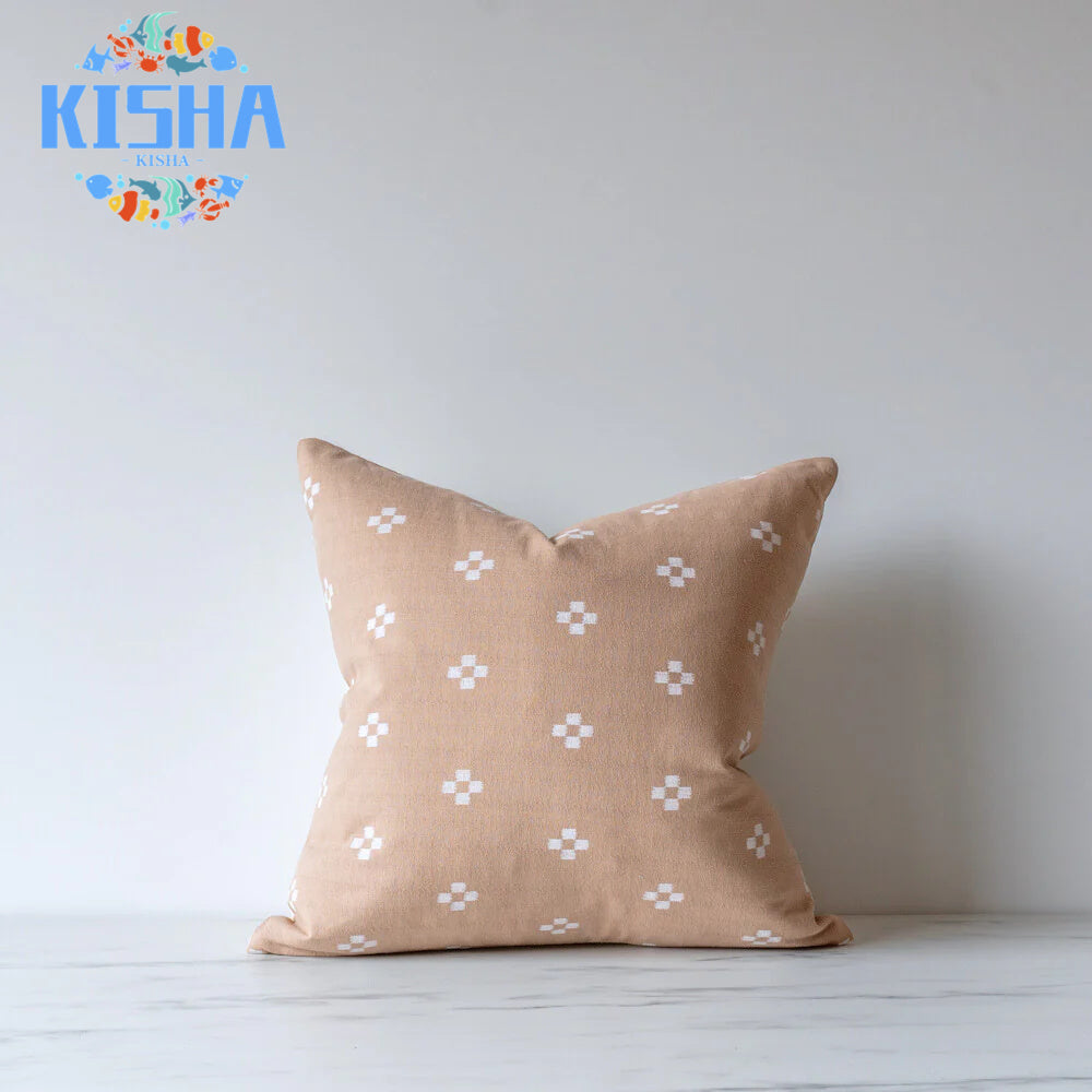 Latte Dots Pillow Cover